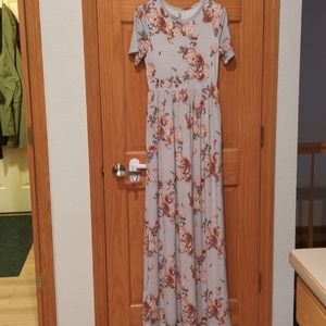 Pinkblush Floral Maxi Dress